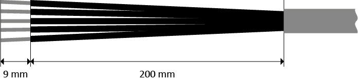 Kabelavmantling illustration utan text web